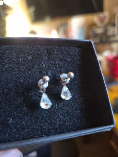 Tiny Vintage Drop Earrings