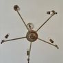 Two brass chandeliers Image 10