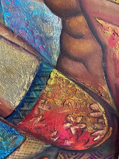 Original signed painting by Sergiu Teleuta, 2005 Romanian Artist