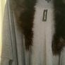 New River Island Cardigan With Fur Collar Image 5