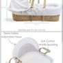 Moses basket and stand plus hood Image 2