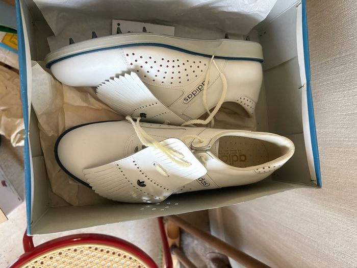 Vintage Adidas Bernhard Langer Golf Shoes Unworn Boxed Size 9