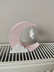 wooden baby girl gift