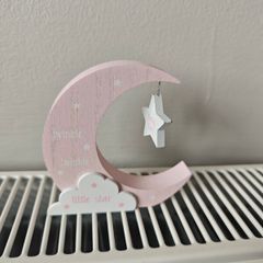 wooden baby girl gift