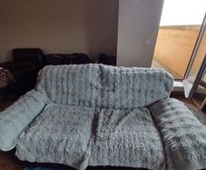 Couch 1 seater + 2 seater + stool for feet