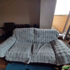 Couch 1 seater + 2 seater + stool for feet
