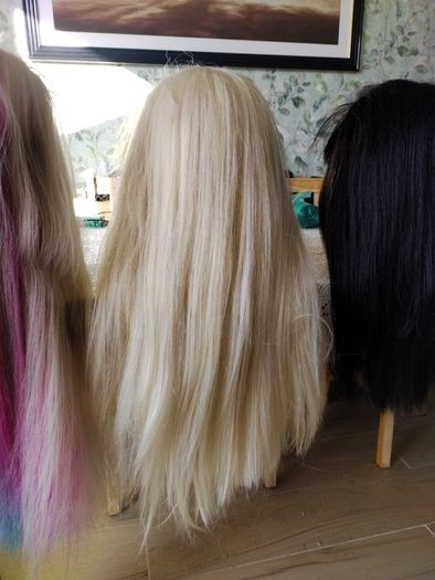 hair, practice doll heads,