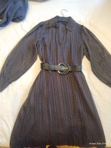 Gallery pleated midi dress