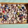 Corner Piece Cats with Books & Wine 500 Piece Jigsaw Puzzle Complete Excellent Condition Image 2