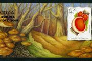2009 Ireland Stampa Members Souvenir on Fungi Commemorative Stamp Minatare Sheet Overprinted for Stampa Mint Never Hinged (MNH)