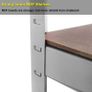 150 x 70 x 30cm Boltless Shelving Unit Rack Storage 175kg Image 4