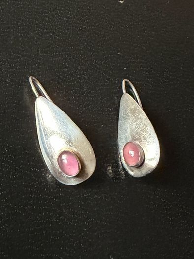 silver earrings