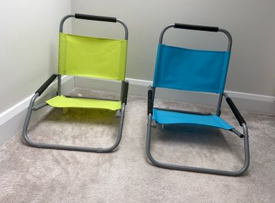 low-profile folding beach chairs