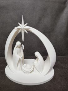 3D printed nativity scene