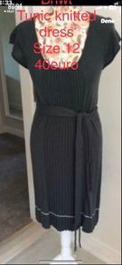 dress Bnwt knitted belted dress size 12