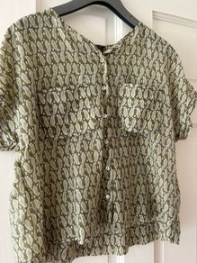 massimo dutti silk top