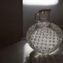 Art deco pressed glass bowl and jug Image 2