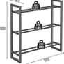 3 Tier Dumbbell Rack, Weight Rack for Home Gym, 360 lb Capacity Image 4