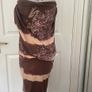 AllSaints One-Shoulder Bleach Dye Dress - Size 14 Image 4