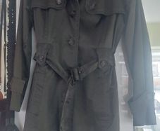 Jessica Simpson Ladies Trench Coat, Olive Green, Size XL