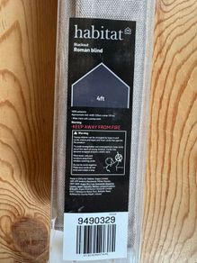 Habitat 4ft Blackout Roman Blind