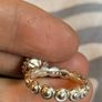 Rose quarts sterling silver (Spinning) ring Image 5