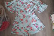 floral playsuit from pretty little thing