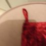 Beautiful bejewelled velour christmas stocking Image 4