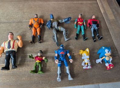 Super hero figures - some rare I think