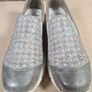womens RIEKER casual shoes wedge heel trainers runners grey silver stars Size UK 7.5 EU 41 (AT1) Image 4