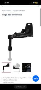 Venicci Tiago 360 Isofix Base