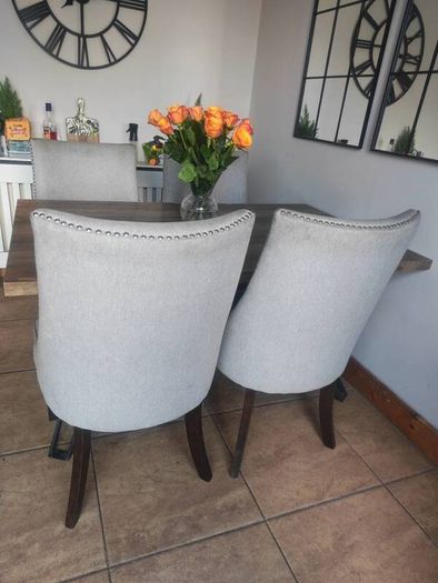 dining table and chairs