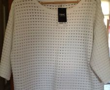Brand new next white jumper