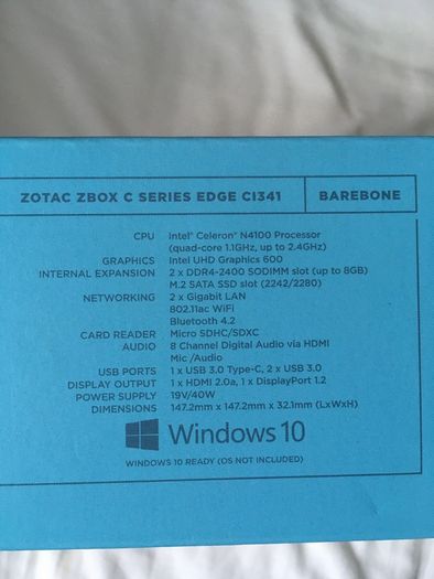Zotac Zbox CI341 Barebone perfect for Home Assistant or pfSense firewall