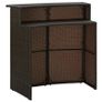 3 Piece Garden Bar Set Brown Image 4