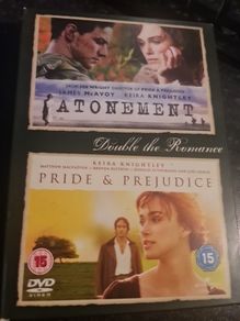 Atonement, Pride & Prejudice DVD