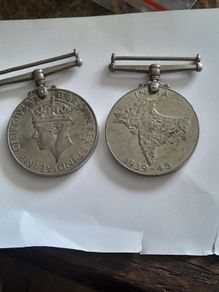 two army medals