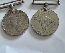 two army medals