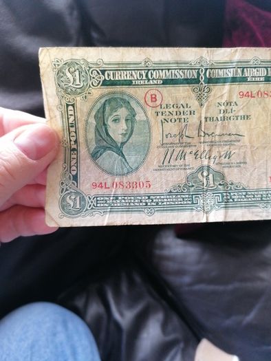 1941 Lady Lavery One Pound Banknote