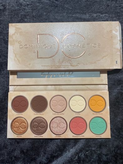 Dominique cosmetics latte 2 palette brand new