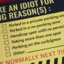 New - Novelty Bad Parking Cards Image 3