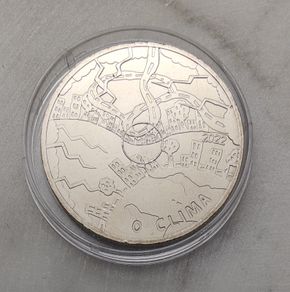 Portugal 5 Euro Base Metals Uncirculated Coin 2022 - The Climate - draw a coin