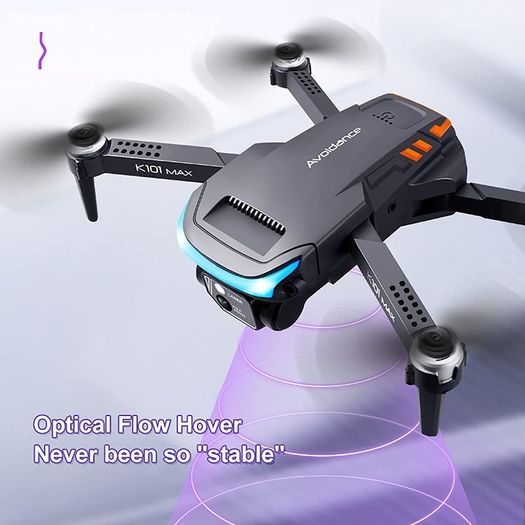 Foldable Drone with 4K HD Camera Three-Sided Obstacle Avoidance Drones 3 Battery