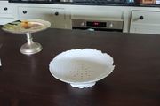 Vintage ceramic fruit bowl colander