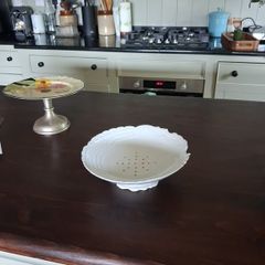 Vintage ceramic fruit bowl colander
