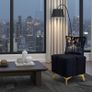 Bubble Cube Pouffe  Velvet Upholstery, Designer Accent Seat Image 4