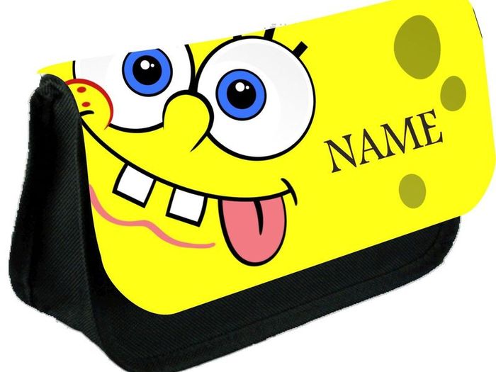 Spongebob Squarepants #1 Personalised Pencil Cases / back to school stationery