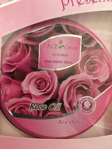 Rose Oil Face Cream and Hand Cream Gift Set