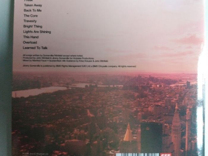 Jimmy Somerville - Homage CD (2015) Digipak Black Disc Deluxe Ed EX+ Disco Synth-Pop