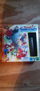 Super Mario blow up shaky tower